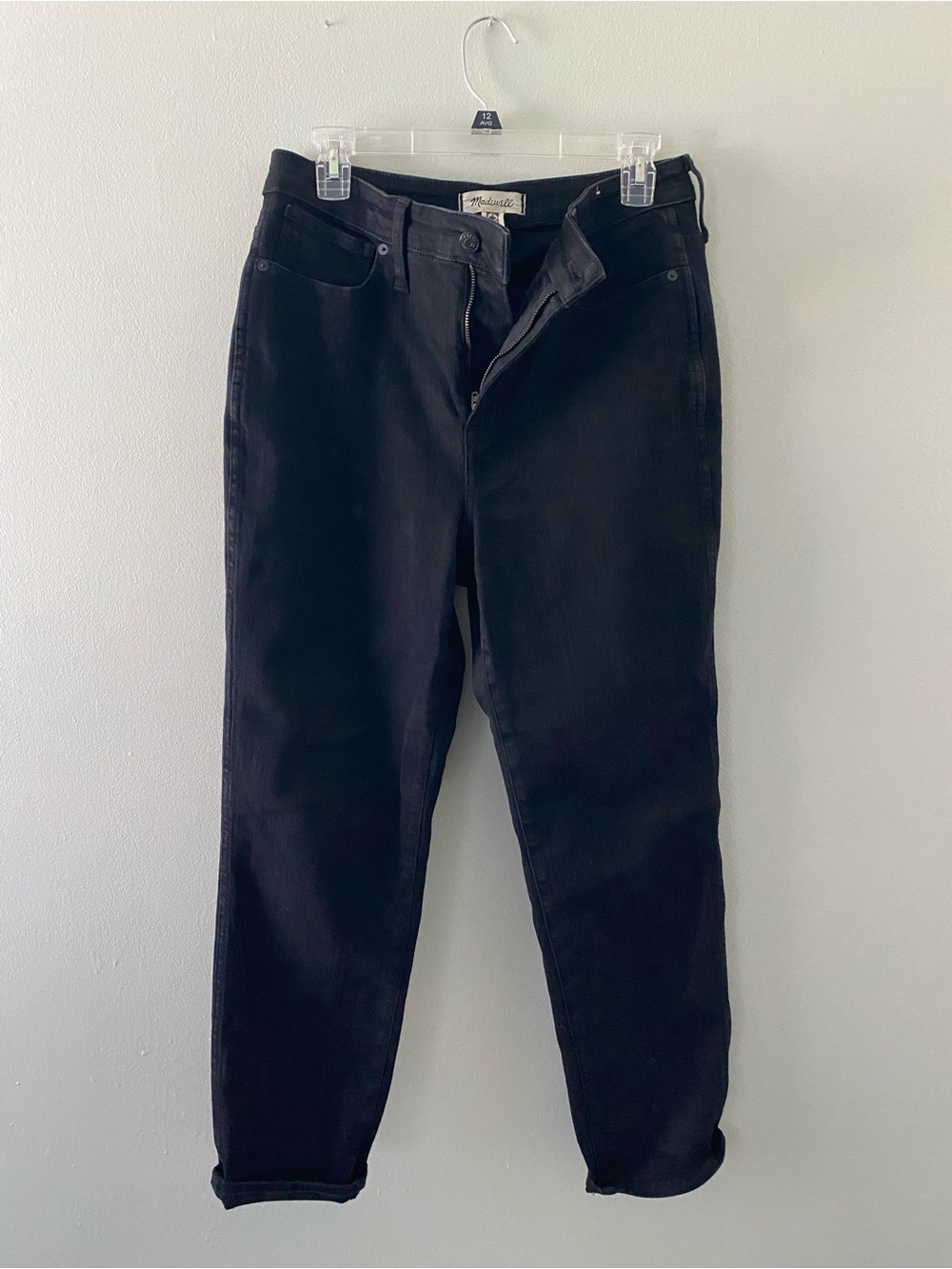 Madewell Black Stovepipe Jeans